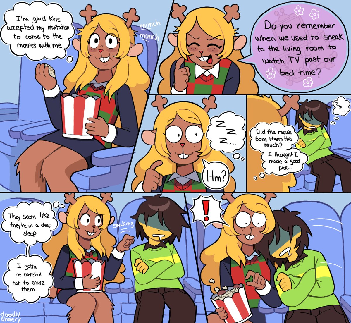 doodly_sheery's tweet photo. they can't have a wholesome moment without getting caught https://t.co/jkmUZOR9aS