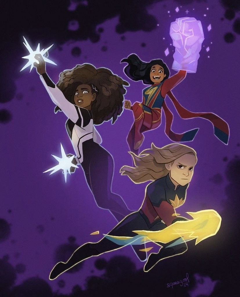 MsMarvelBR's tweet photo. Queria ver elas em Vingadores: Doutor Destino https://t.co/YFPeKiNgUw