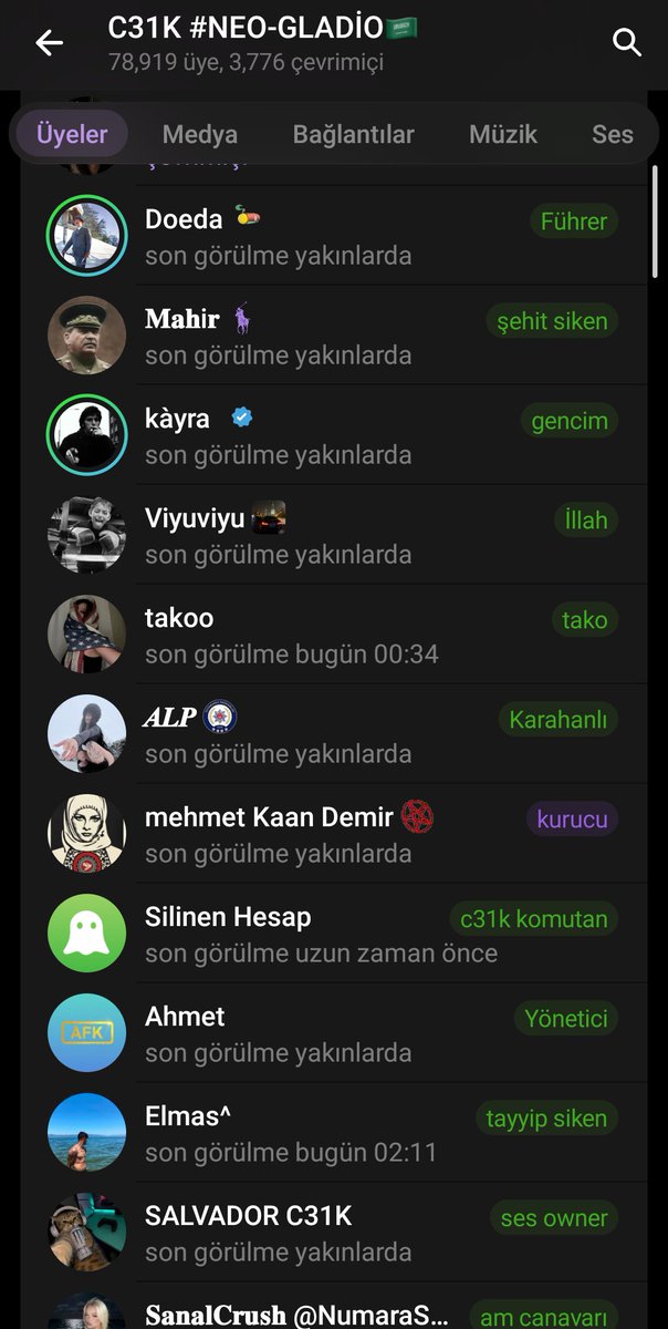 Bravomehme4zb3's tweet photo. ⚠️her türlü suç var bunlarda lütfen gereken yapılsın artık (c31k) adı telegram grubu hayvanlara eziyet Başbakana mizah içerikli paylaşım

#C31KTutuklansın 
#egm 
#siberay https://t.co/uPxguUZFtB