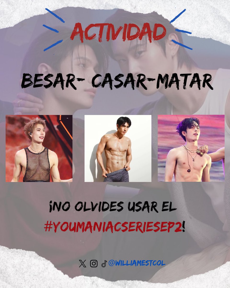 WilliamEstCol's tweet photo. NO BAJEMOS EL RITMO!

Sigue participando y recuerda compartir, citar y responder nuestras publicaciones. 🔥

#YouManiacSeriesEP2 https://t.co/ajSUlvlkwz
