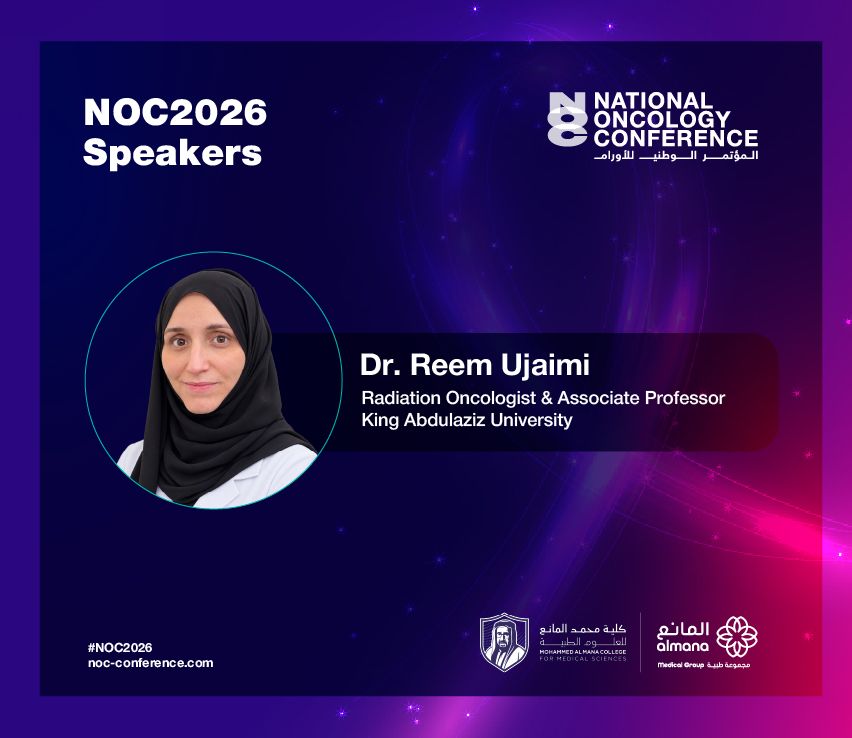 nocconference's tweet photo. Dr. Reem Ujaimi joins this year’s distinguished speakers, contributing to the scientific exchange at the National Oncology Conference 2026.

Registration: https://t.co/xYm96o6Yjx https://t.co/Ac4E1eVMcH