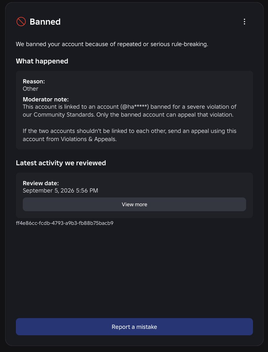 jammyeggos's tweet photo. Hey guys, I feel so stupid coming on the internet but I need help writing an appeal. I spent $600+ on my account and a random linked account keeps getting me banned. I was gonna buy headless this year but today I got my account terminated. What should I do? Please help @Roblox https://t.co/1VMaVF8ecG