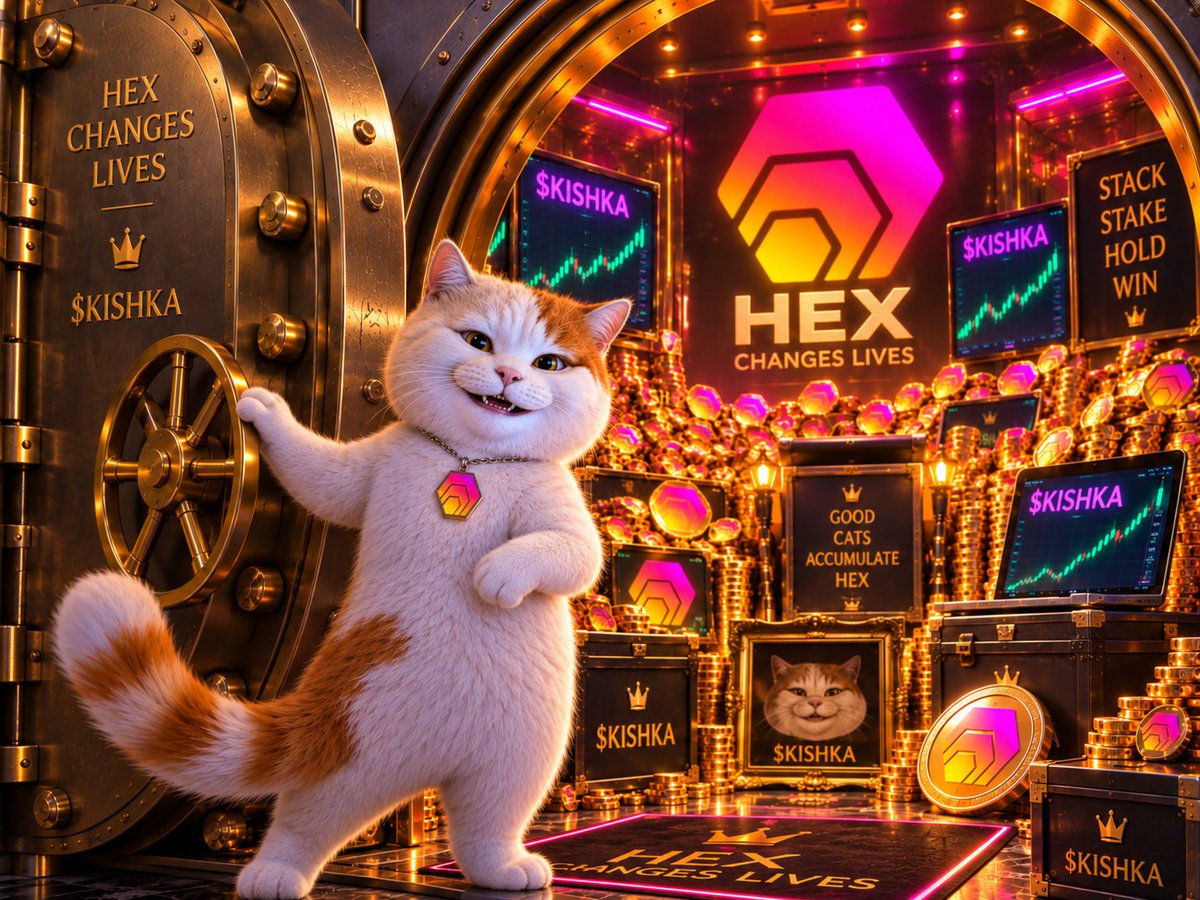 HEXCATKISHKA's tweet photo. some like cash...

and others like $HEX 

#HEXCAT $KISHKA https://t.co/Y2X62lJQpG