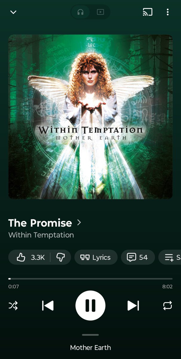 nunozawa's tweet photo. Estoy llorando escuchando The Promise de Within Temptation, tenía años sin escuchar el Mother Earth. 

Que alguien te quiera así... El sueño. https://t.co/EqatMpterM