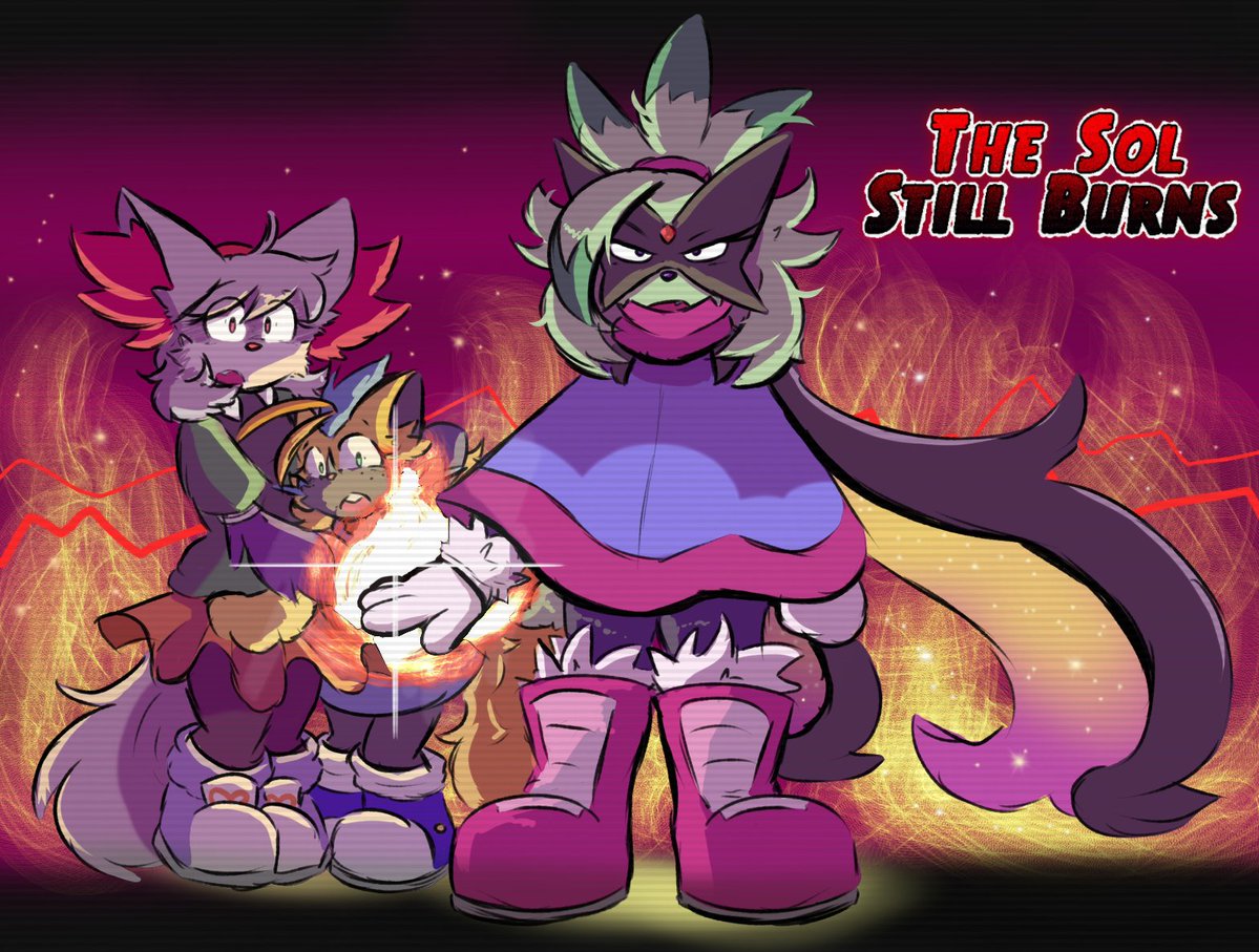 Dapuffster's tweet photo. The Sol Still Burns 🔥
Sonic Outcome Memories OC stuff https://t.co/R31yg0LyWU