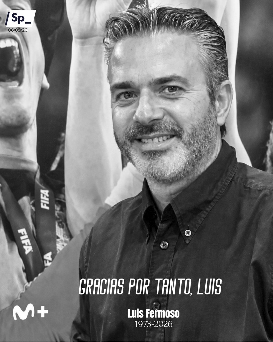 SpheraSports's tweet photo. La portada de este domingo no es para un club, ni a un futbolista, ciclista, tenista o piloto. La portada de hoy es para un PERIODISTA (sí, con mayúsculas). Un hombre que dignificó la profesión durante 30 años. Luis Fermoso falleció ayer y deja un vacío enorme en la redacción de @MovistarPlus / @MPlusDeportes y en el gremio por su gran valor personal y profesional. 

Él siempre creyó que había otro modo de contar historias y acercar el deporte al aficionado. Supo identificar dónde radica la esencia del deporte y eso es oro. Luis es el padre intelectual (junto a los Michael Robinson, José Larraza y compañía) de un modo diferente, pausado y reflexivo de concebir el reportaje deportivo. 

Autor intelectual de ‘Informe Robinson’ primero e ‘Informe Plus’ después, su legado en la profesión es casi tan grande como el vacío que deja entre aquellos que tuvimos la suerte de conocerlo. En un periodismo deportivo marcado por el ruido, el neón, la polémica y el ego, Luis siempre fue luz en tiempos de sombras, y lo fue con una sonrisa puesta y la humildad por bandera. Pocas estrellas brillaron más sin ser vistas. Gracias por todo. Descansa en paz.