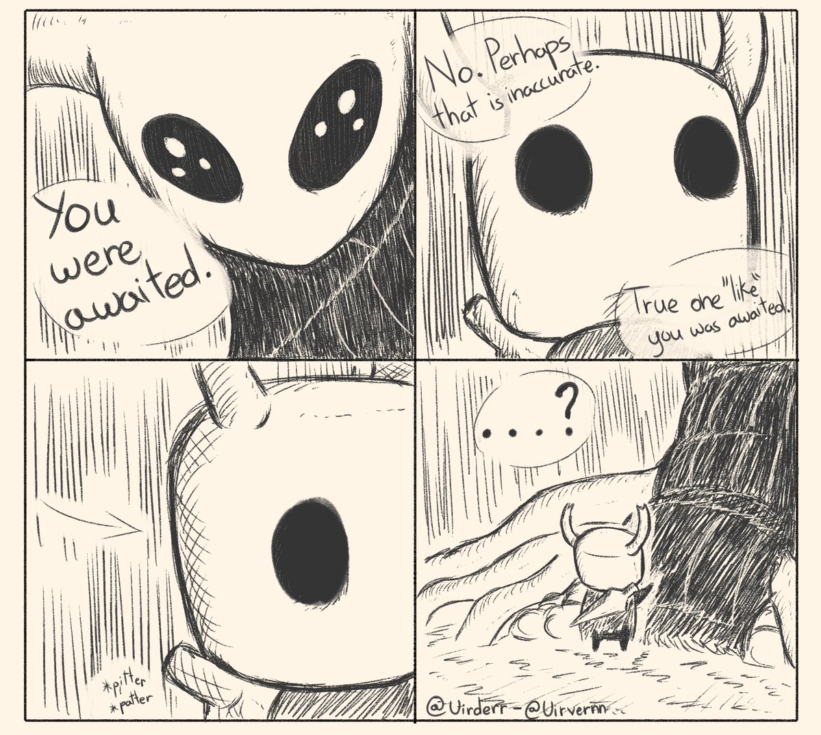 Uirderr's tweet photo. Since i was still in Hollow Knight mood, i've decided to make a comic that has been going on in my mind for a while now. #HollowKnight #Hollowknightfanart #Hollowknightcomic https://t.co/UHHJZNFkW2