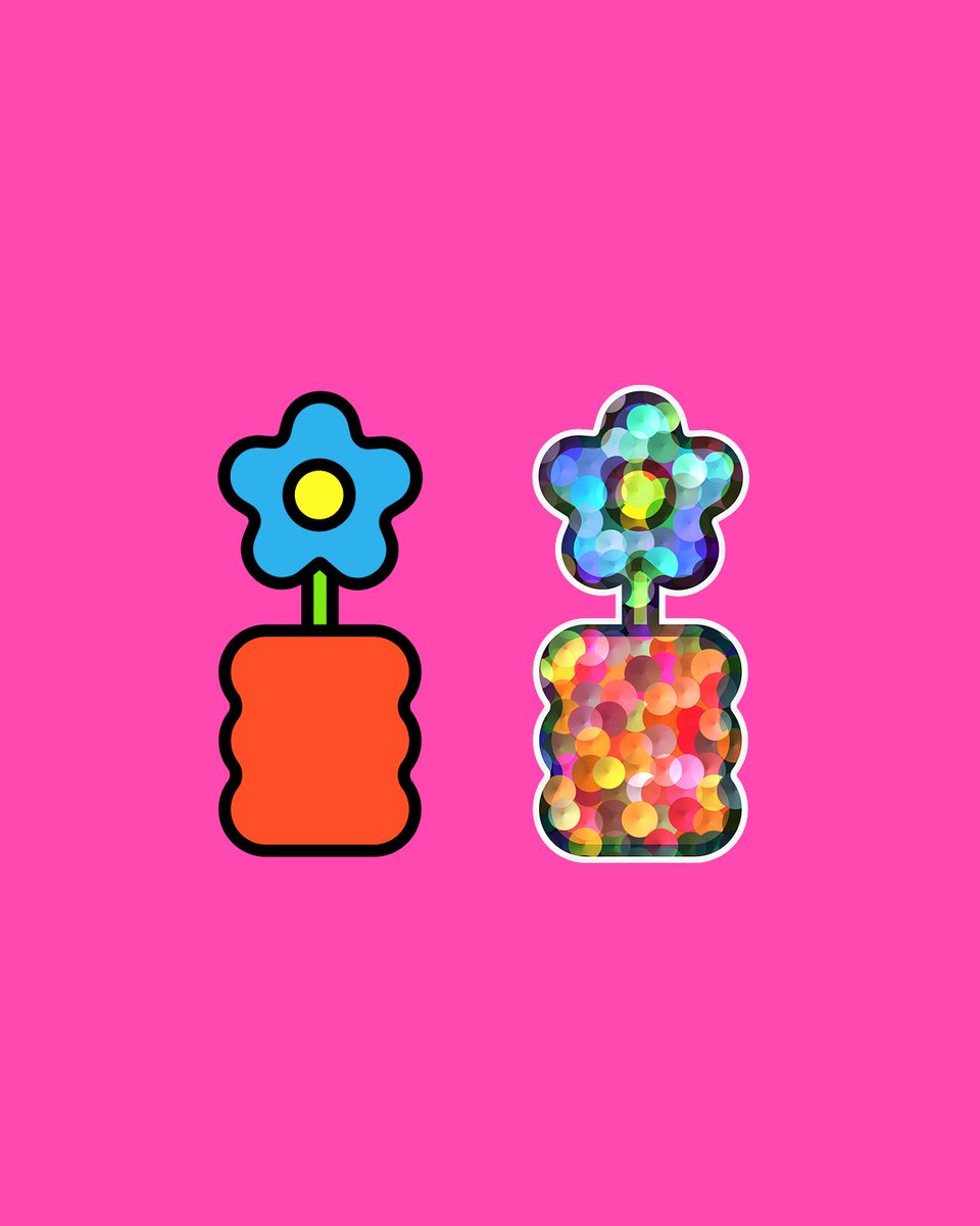 rikkijanae's tweet photo. Vibe coded a plugin that lets you turn your illustrations into holographic stickers!!! :) Watch out Instagram. https://t.co/SX5WhV1MwW