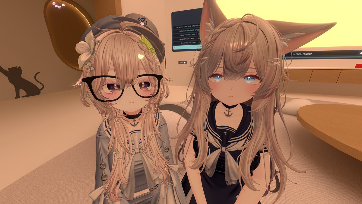 eri_vrc_0421's tweet photo. おそろいっ！ https://t.co/XJ0hU6UFv2