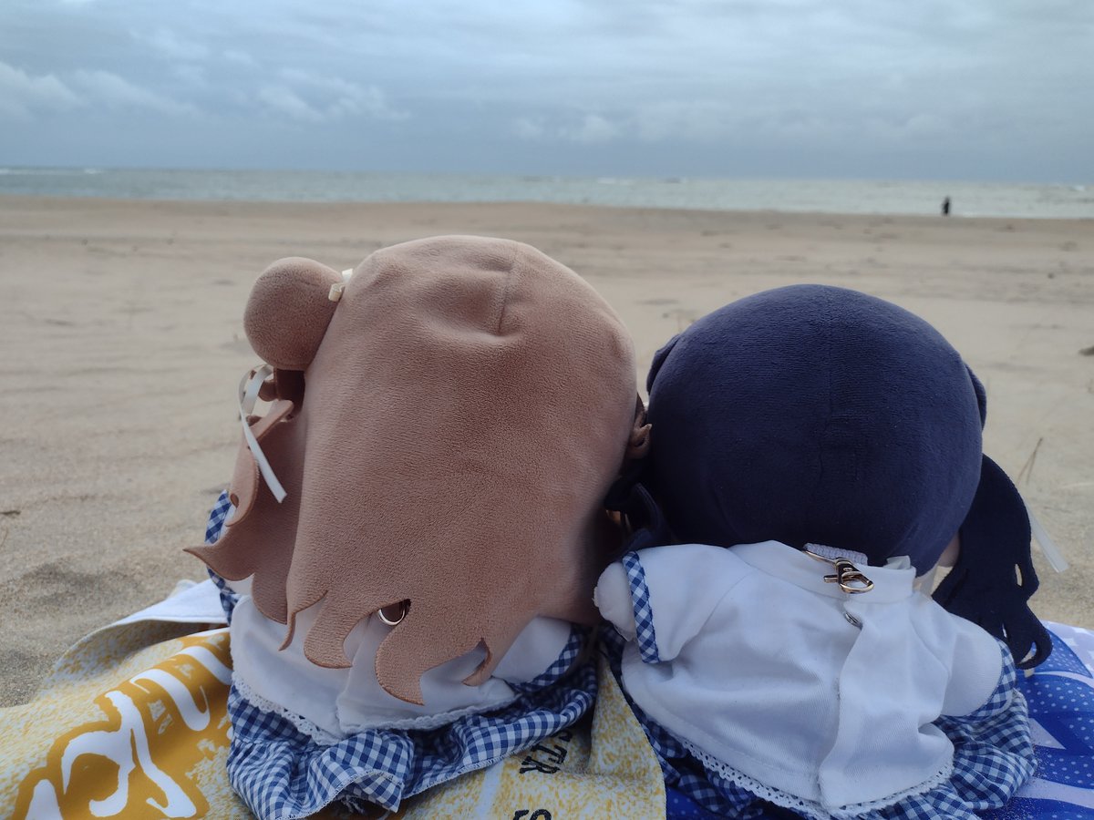 tk_sprt09's tweet photo. もちほわと久慈浜海水浴場 https://t.co/FUty9WmcCo
