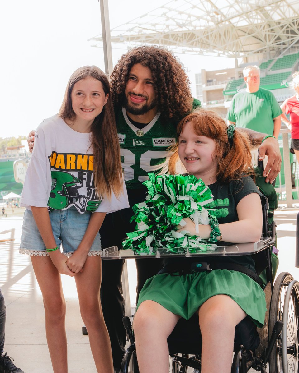 sskroughriders's tweet photo. A day well spent with our family 💚

Always grateful for Rider Nation, thank you for spending your day with us! https://t.co/SDI80w00BP