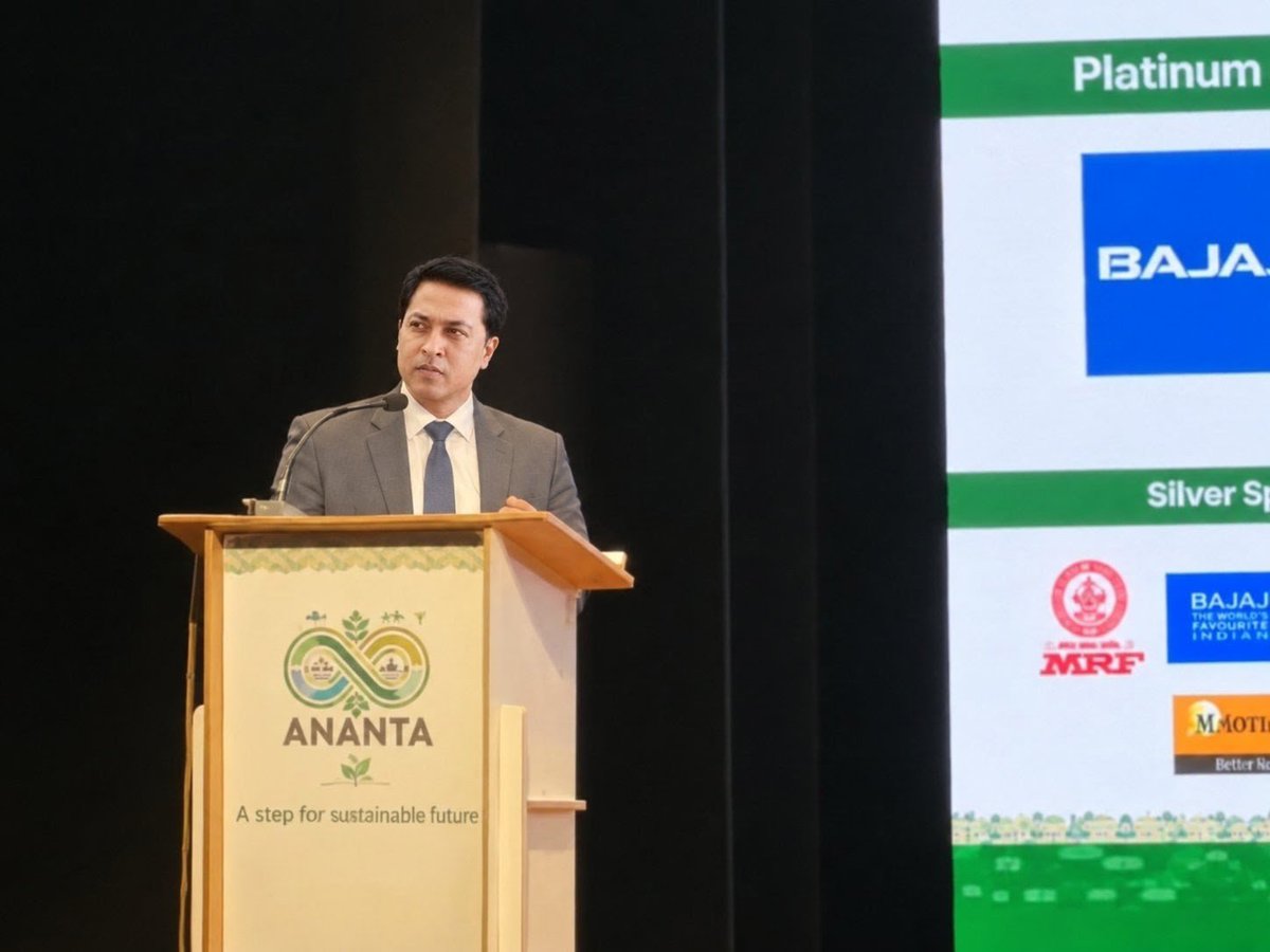 SushantKumarTed's tweet photo. Pure green energy and support of sustainable  growth with self driven eco system. True flagship  and innovative disruptions  Ananta .Proud for the association https://t.co/zjTTtwas0H