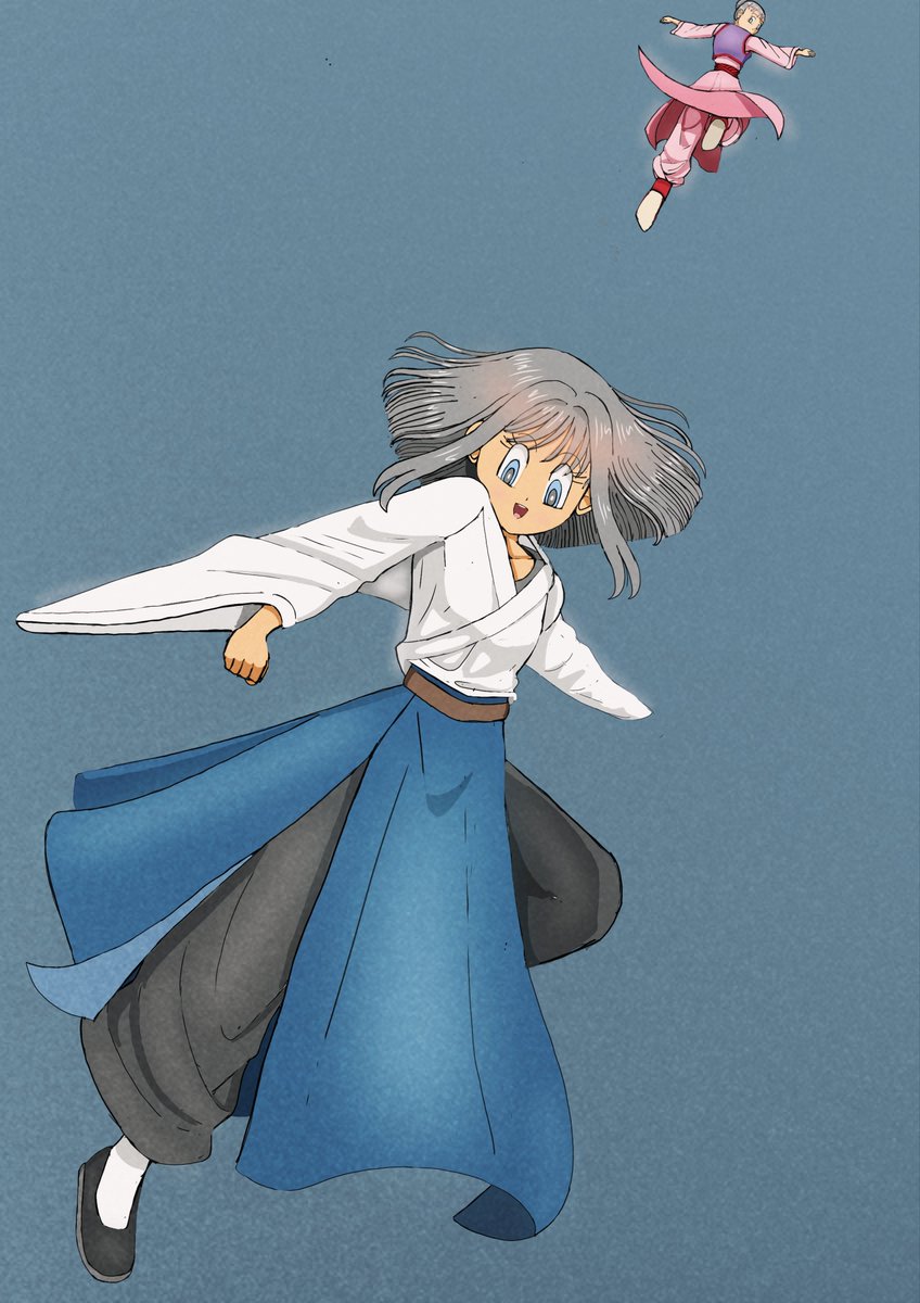 Hope_Briefs's tweet photo. Hope learns the Bukujutsu "sky dance" from her Master: future Chichi the "fire mountain sage". It isn't the full flight version just the jump high one because chichi wanted to teach hope how to fight in the air
#HopeBriefs #FutureChichi #イラスト
#ドラゴンボール #チチ #chichi https://t.co/OWuB6vxheN