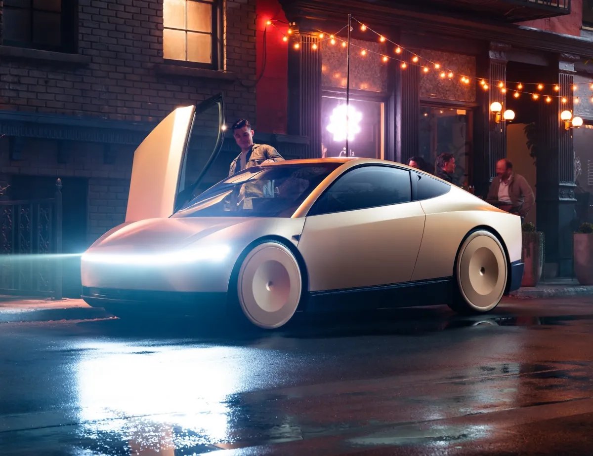 wularter's tweet photo. Tesla officially launched Cybercab in Austin, Texas. Cybercab's most distinctive feature is the elimination of the steering wheel, pedals, and rearview mirrors, relying entirely on Tesla's Full Self-Driving (FSD) system. Accessibility is a major highlight of Cybercab. https://t.co/xkaeGuQIYV