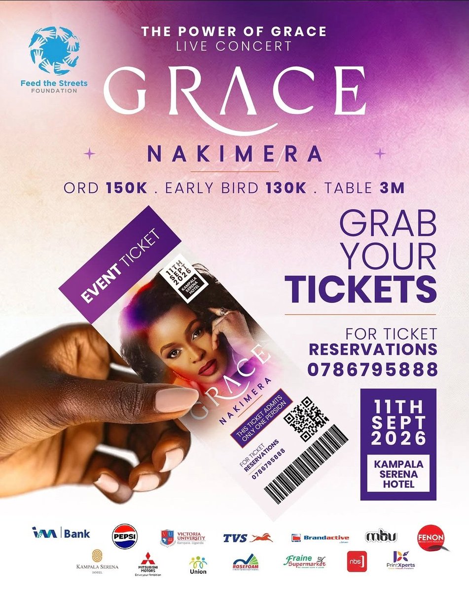 HinduAshaUG's tweet photo. Meanwhile the tickets are out for the power of Grace concert. Grab one for your self tugende https://t.co/vmcvjVapA9