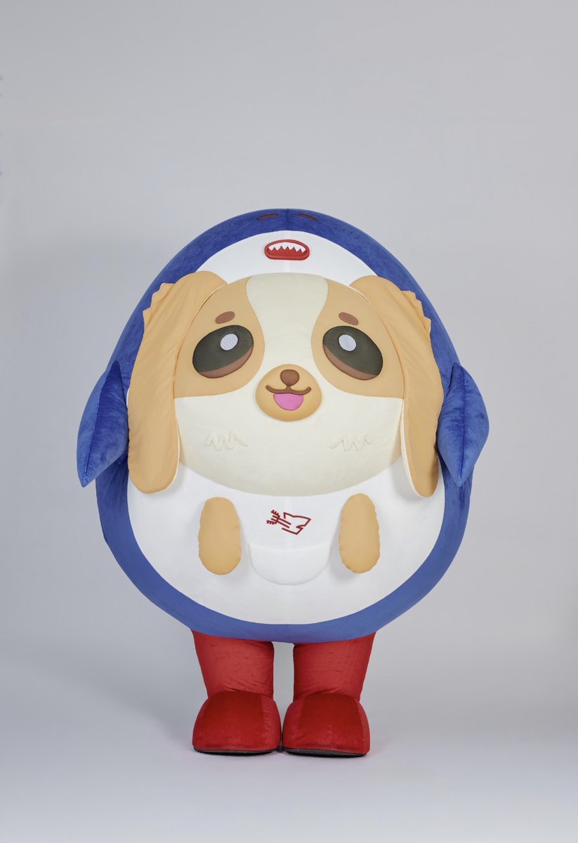 Charagp2026's tweet photo. 本日のエントリーキャラさん紹介は！

タイからのエントリー！タイの人気俳優William JakrapatrとEst Suphaの公式キャラクター「WESLEY（ウェスリー）」！
ファンの間で「子犬」に例えられるWilliamと、「サメ」に例えられるEstの個性を組み合わせて誕生しました！
クールさ���可愛らしさが魅力です！ https://t.co/OHE4VZAbMJ