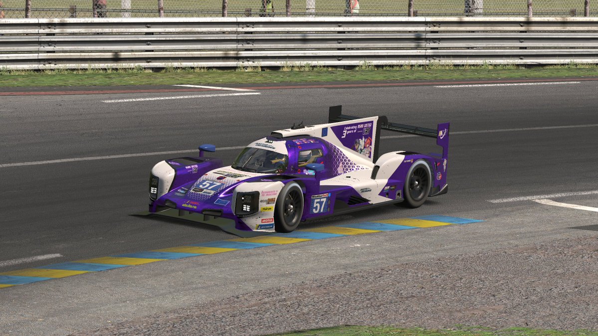 MiraiUnitedVRT's tweet photo. We never left 💜

After hours of fighting, our LMP2 team is still P2 in class at the legendary Le Mans race track!

Follow our drivers on their socials for the broadcast 🎥 https://t.co/A4uub2Tpjd