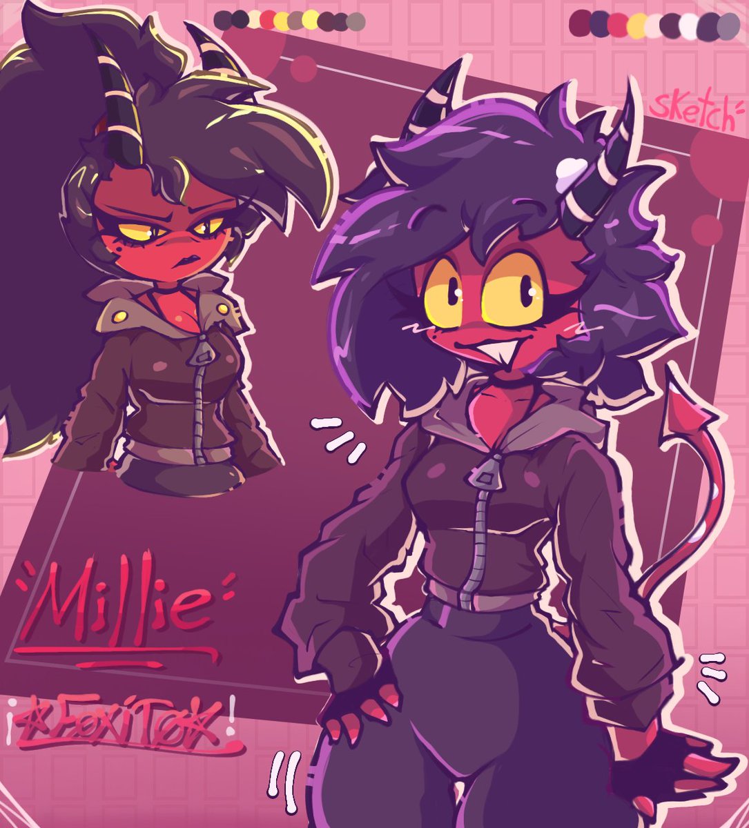FOXITO_55's tweet photo. Millie sketch!
Me encata su diseño (me sale mucho mejor que antes eso si eh)
--
Medio es sketch porque no le meti tantas horas nomas era pa practicar xd
#HelluvaBoss‌ #Millie #HelluvaBoss‌fanart #art #fanart https://t.co/B4GUzTmfYS