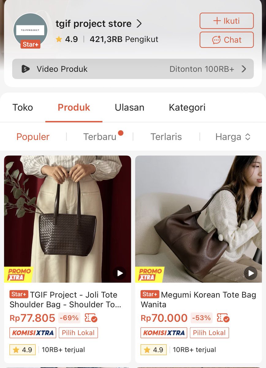 flowerrosessis's tweet photo. SENENG BANGET KALAU ADA LOCAL BRAND YANG JUAL BARANG HARGANYA AFFORDABLE TAPI BENERAN BAGUS KAYA GINII👇🏻 😍 Masa tas harga 70 ribuan dapet kualitas sebagus ini local brand lagi SO PROUD😭💓 https://t.co/uDl85oYYkG