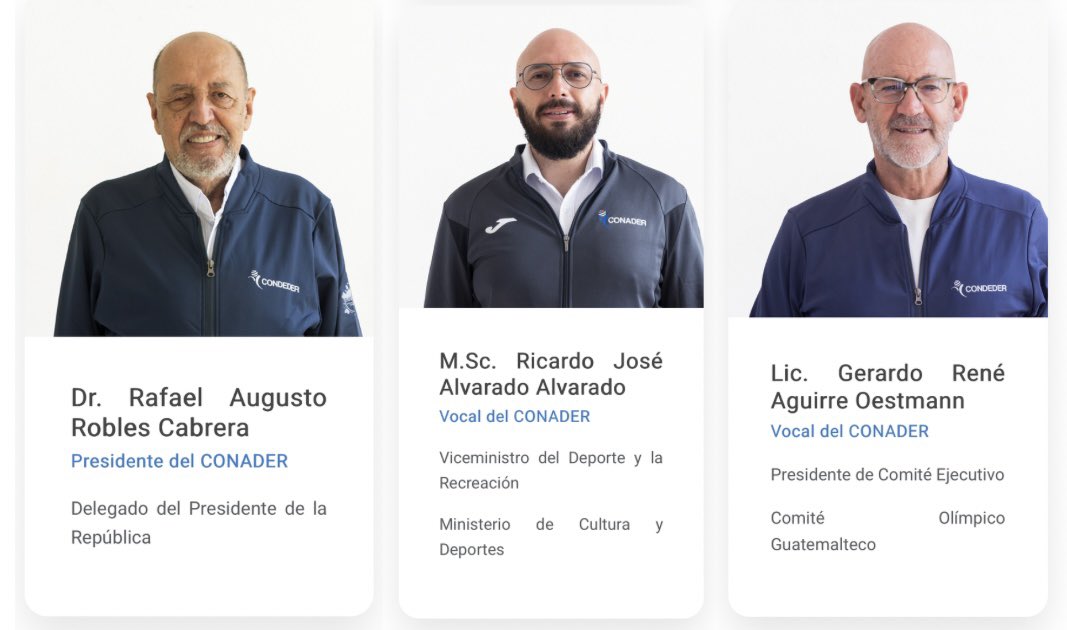 Sonny_Figueroa's tweet photo. El presidente del CONADER es Rafael Augusto Robles Cabrera que fue nombrado por el presidente Bernardo Arévalo

¿@BArevalodeLeon está de acuerdo con que el delegado que usted nombró denuncie penalmente al diputado José Chic?

Gerardo Aguirre no es ni el presidente del CONADER, pero parece que controla a todos sus integrantes, quienes lo obedecen.

La directora ejecutiva del CONADER, Mónica Violeta Morataya Aroche anunció la denuncia contra el diputado José Chic que estaba fiscalizando.

El CONADER es un nido de corrupción.