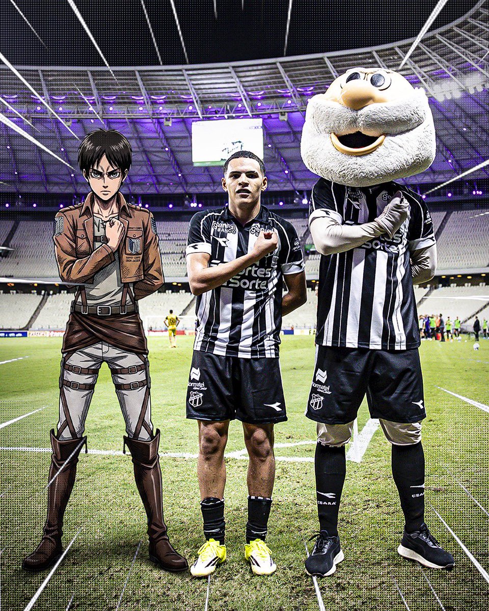 CearaSC's tweet photo. Se você não luta, você não vence. ⚫⚪

TATAKAE! ⚔️⚽

#CearáSC https://t.co/l1hTC2EddX