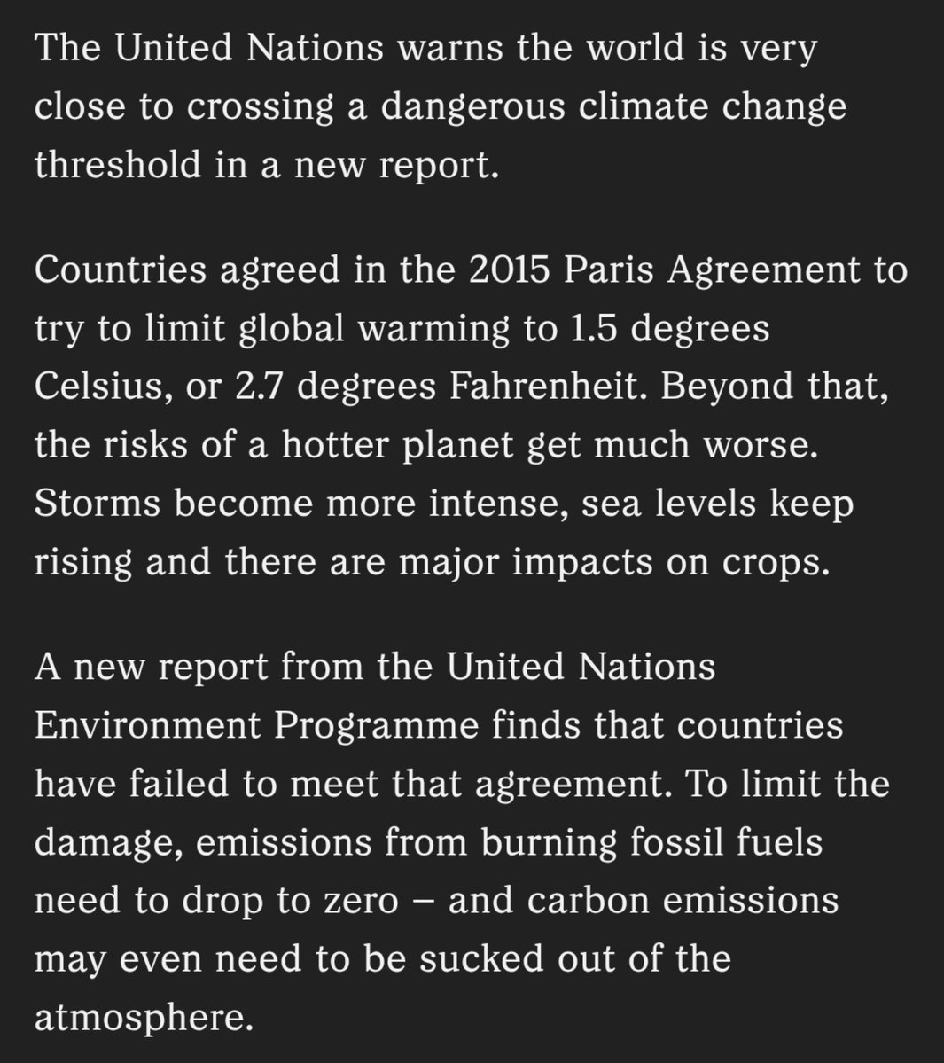 Bby_Songbird's tweet photo. Gua ga ngerti kenapa informasi ini ga booming, tapi semua orang harus tahu laporan dari U.N. ini merupakan death sentence.

Global warming udah ga bisa dicegah, sekarang yang tersisa adalah bencana demi bencana yang bakal terjadi rapidly, kematian massal bagi spesies kita dan  kepunahan massal bagi spesies lain.

Akibat dari kenaikan suhu es di bumi akan meleleh lebih cepat, banyak negara bakal tenggelam partially bahkan tenggelam total, semua orang akan panik mengungsi ke daratan yang aman, tapi ga cukup sampai di situ, tanpa es untuk memancarkan cahaya matahari maka bumi akan lebih cepat memanas, akibatnya di daratan yang tidak tenggelam pun akan mengalami kebakaran dan kekeringan, kalau kita gagal total menurunkan suhu planet ini maka kehidupan di planet ini bener-bener bakal musnah.
 
Kesalahan spesies kita yang terlalu serakah akan menyebabkan kemusnahan seluruh kehidupan di planet ini.

Tapi jangan khawatir, bumi bakal baik-baik saja, tenang aja bumi bakal tetep ada sampe matahari mati kok.
Setelah kehidupan di era kita musnah bumi bakal mengalami ice age lagi, lalu reset ulang seperti biasa, sejauh yang mampu kita ukur bumi sudah mengalami 5 kali ice age dan ice age ke 6 adalah ulah kita kelak, 1 spesies paling serakah yang bisa mengubah iklim 🔥🔥🔥
