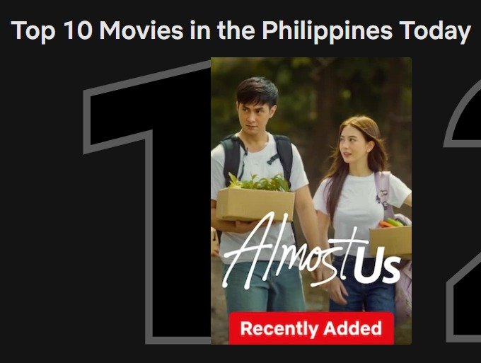 ate_iceyy's tweet photo. DAY 2 at #1 on @Netflix_PH! 👑🔥

Congratulations, JMFYANG! 🥹👏
Deserve na deserve! 🫶✨

#AlmostUs #JMFYANG #NetflixPH https://t.co/HklIufdvwr