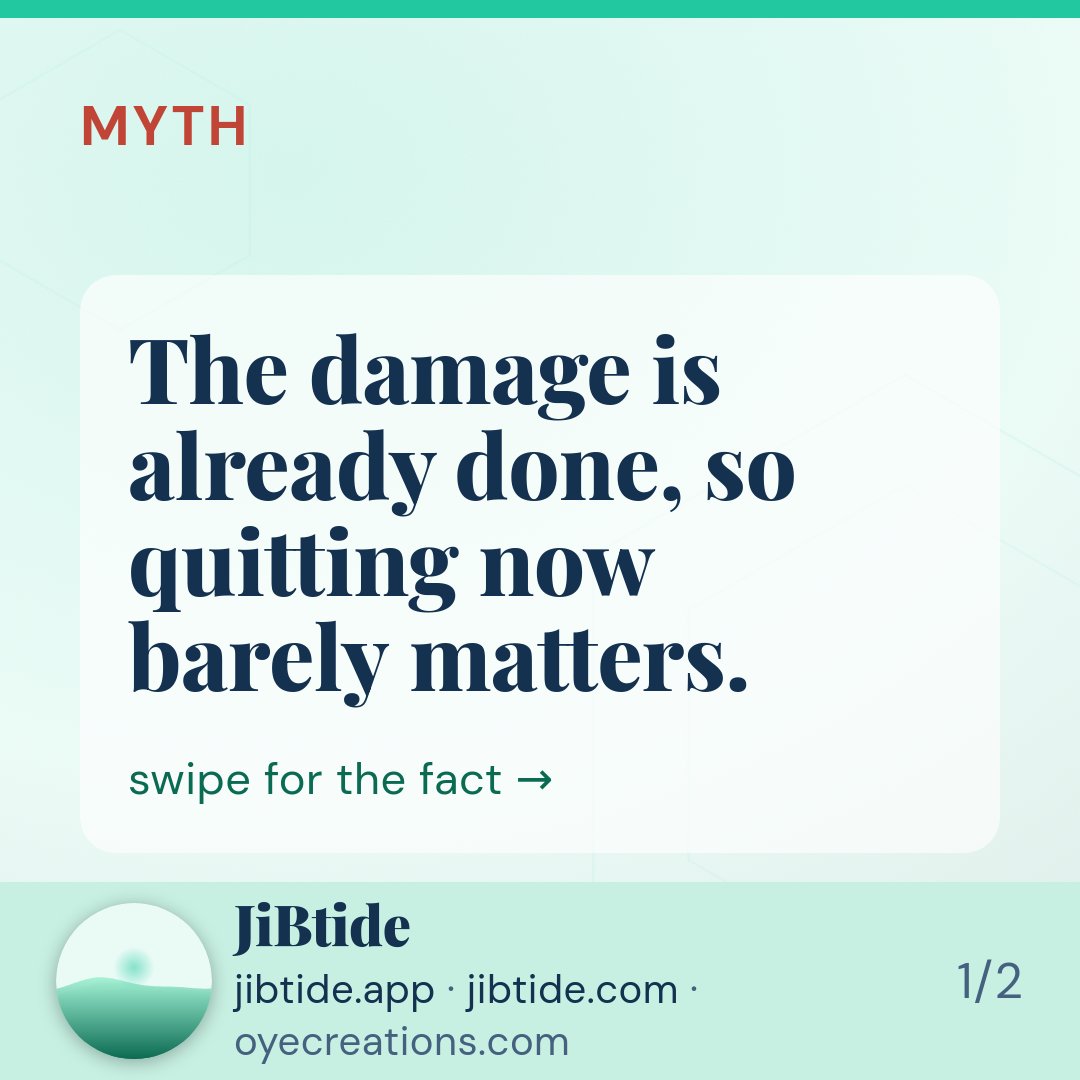 bottomsupfam's tweet photo. What's a myth about quitting you used to believe? Drop it below.

#quitnicotine #quitvaping #quitsmoking #recoveryispossible #healingtimeline https://t.co/7J3kPI0ag5