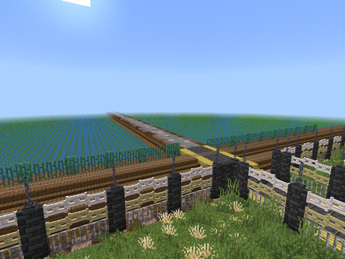 koishichannn's tweet photo. 大きめな田んぼ
#Minecraft
#マイクラ統合版 https://t.co/qh5UyZck1F