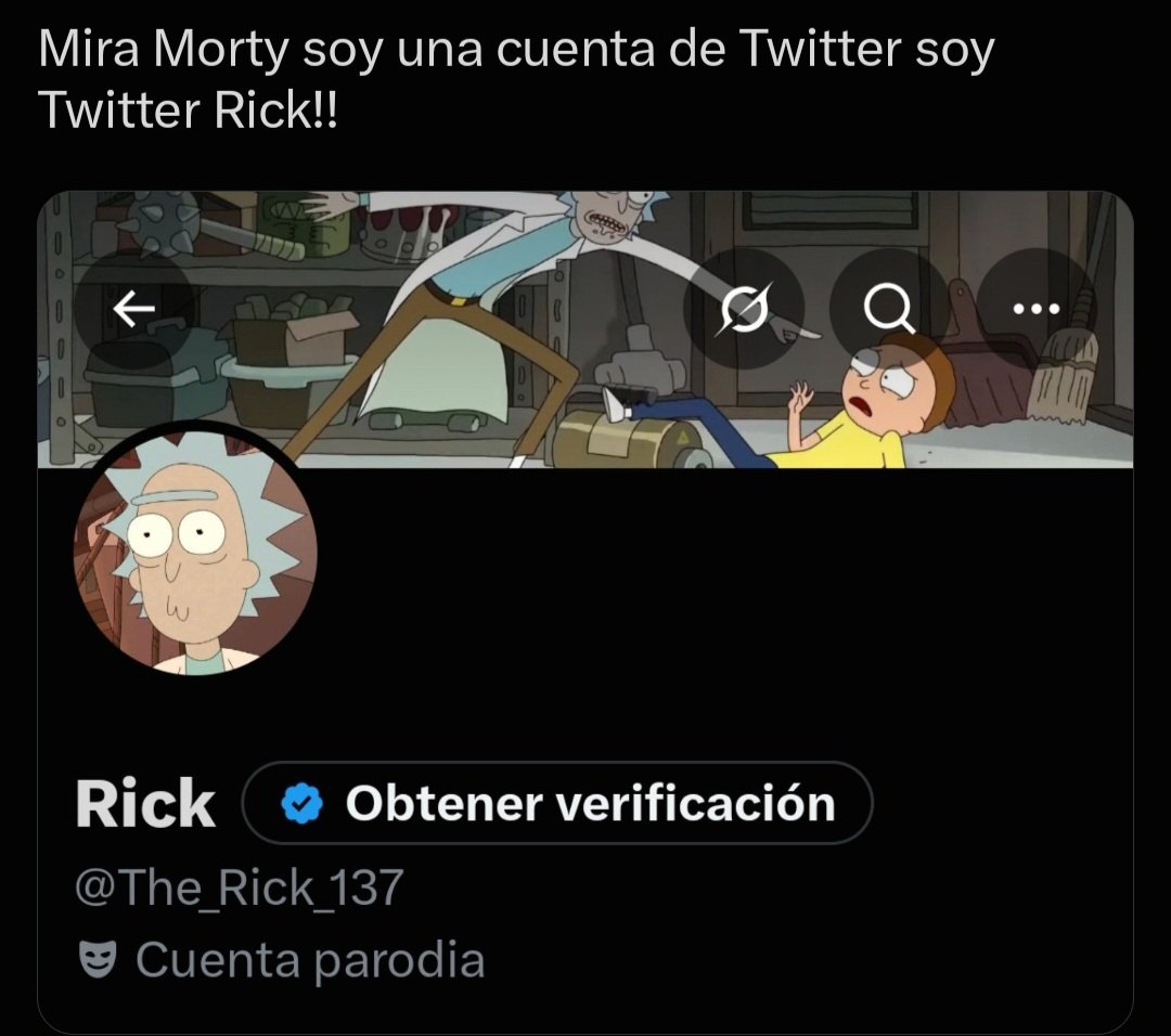 unfandel31's tweet photo. °{🐵👔}°ya se parece que este rick solo se convirtio en una cuenta no mas,mas raro y inestable a este no puede ser https://t.co/05CmOweLBm