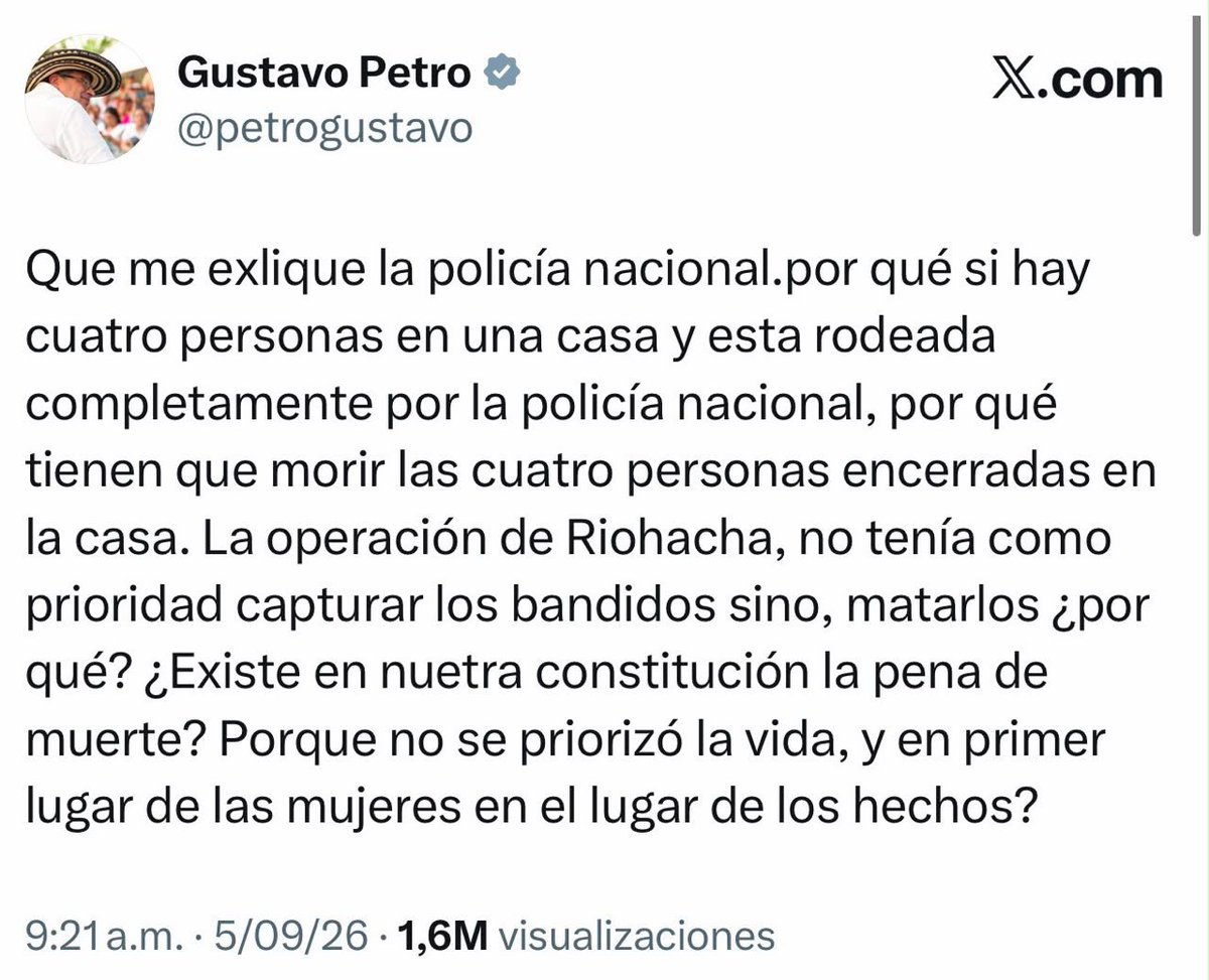 ClaraLuzRoldan's tweet photo. La verdad Sr. @PetroGustavo nunca logré entender su extraña benevolencia y empatía con los criminales.   

Tampoco logré entender cómo en cerca de 60 ataques terroristas a Jamundí durante su gobierno, a usted nunca lo vi acompañando el entierro de un soldado.

@ABDELAESPRIELLA https://t.co/guNWfVugEf