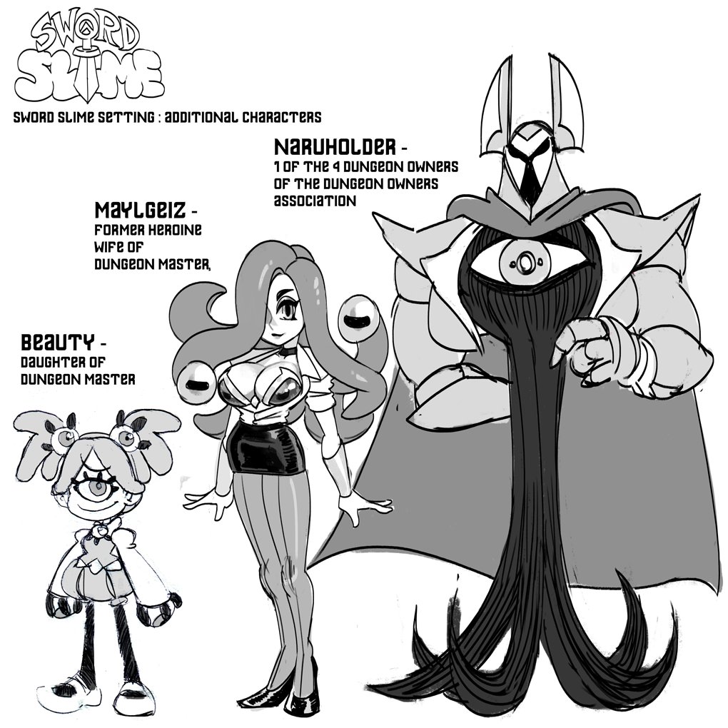 o___8's tweet photo. Since she's an OC, context! :

Dr. Bedsyde is the head physician for Naruholder's dungeon. A succubus, but uses her energy draining in reverse to heal the other dungeon denizens after each run. She has a facility known as the Bedsyde Manor~

Sword Slime
https://t.co/kWu6l6iKHD https://t.co/i8CItdYPgI