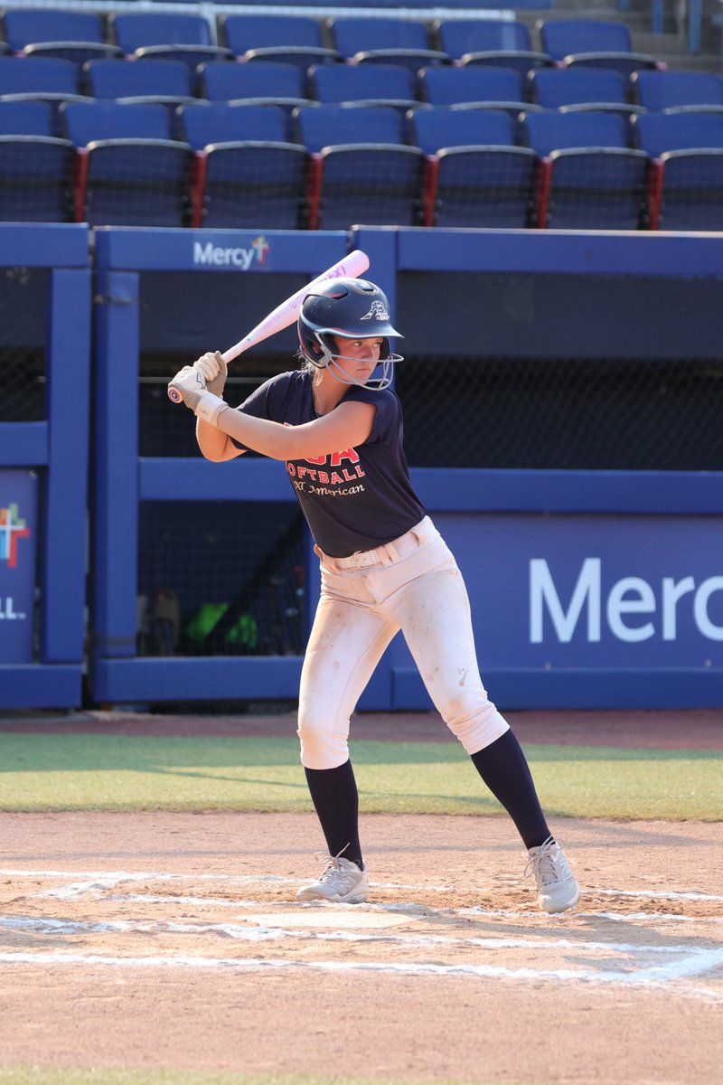 Gracehunter2030's tweet photo. All American Games 2026 @USA Softball Devon Park
Class of 2030 
RHP|OF|1B |6'7"
Rip City USA 14U #12

Grateful for all these memories I will carry with me. This experience gave me the opportunity to meet new people, make new memories, and grow through the sport I love. https://t.co/JcLie02732