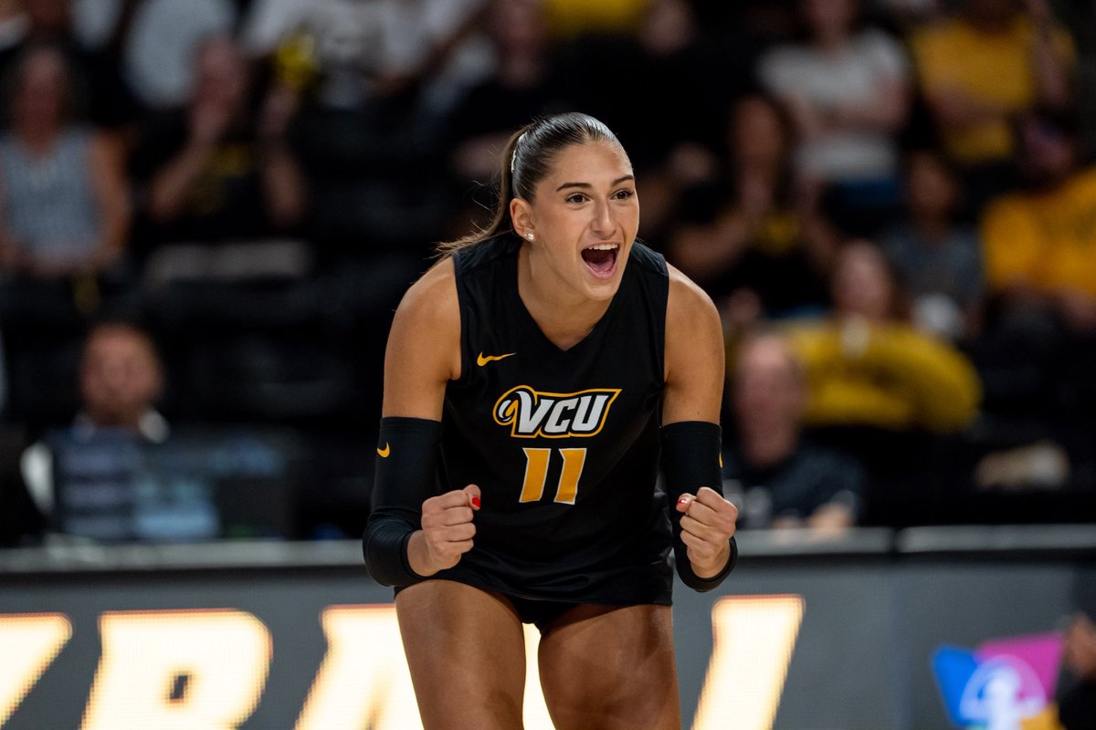 VCUvolleyball's tweet photo. Thank you, Ram Nation!

🐏🏐

#LetsGoVCU https://t.co/29MIa8CZdb