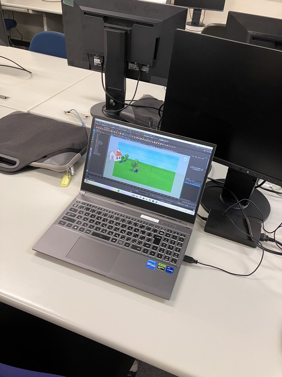 ACY_student's tweet photo. デザイン学科CGコース準備完了しました！
お待ちしております！ https://t.co/kar7Bh1Xaq