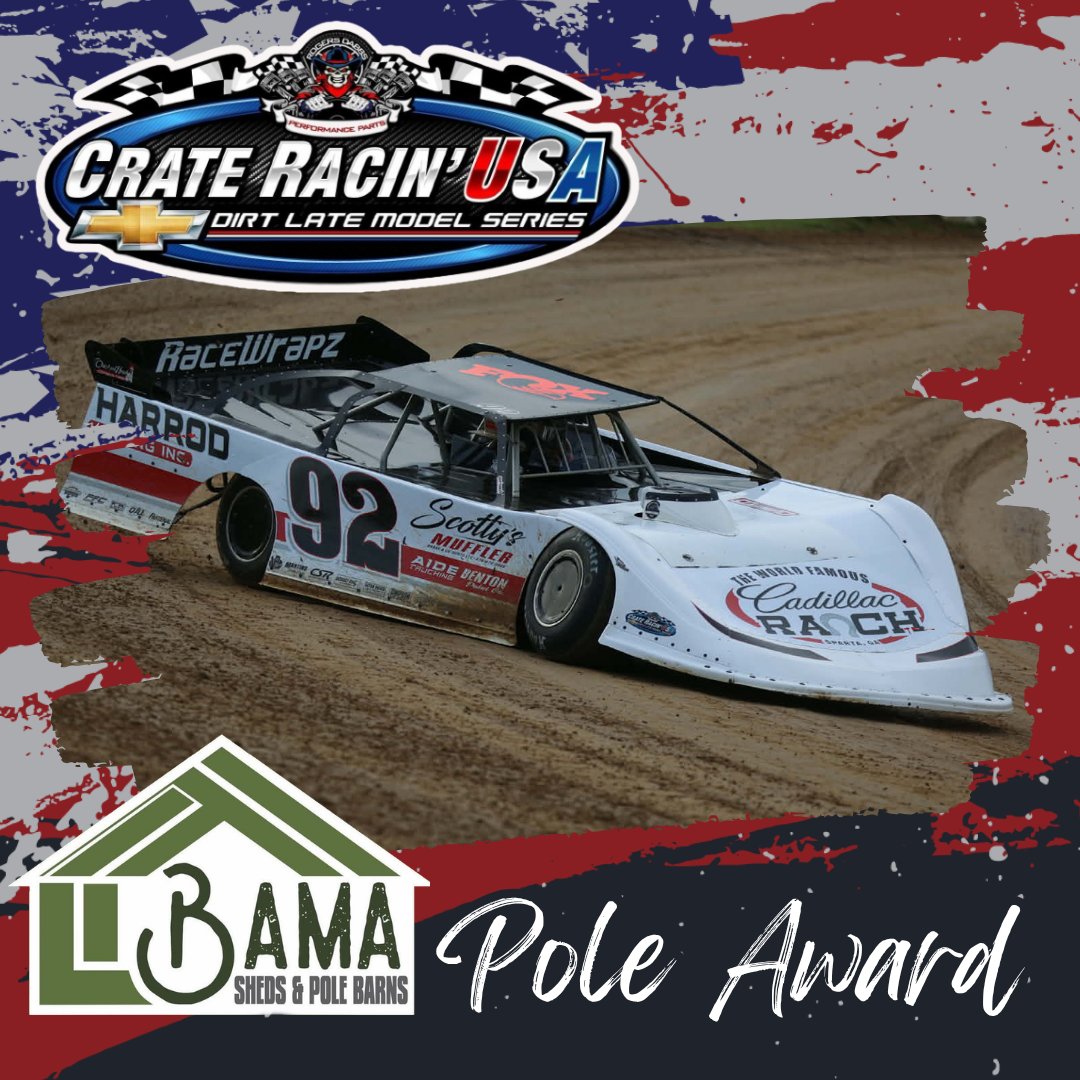 CrateRacinUSALM's tweet photo. Southern Raceway | 9/5/26

BamaSheds &amp; Pole Barns - Pole Award

#92 Joseph Brown - 15.084 (New Track Record) https://t.co/VfN3gQHBLI