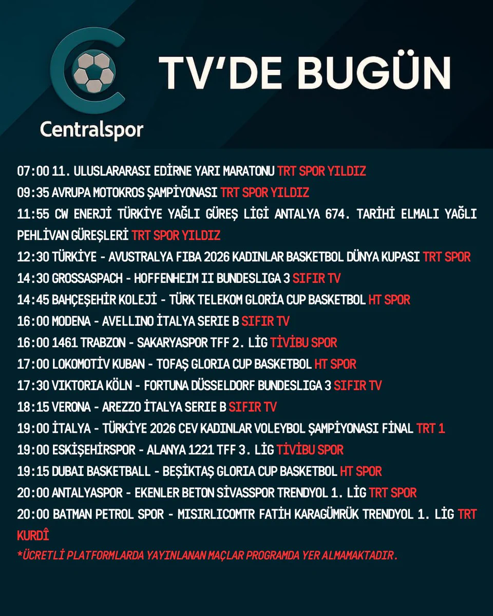 Centralspor on X: "06 Eylül Spor Ekranı #CANLI" / X