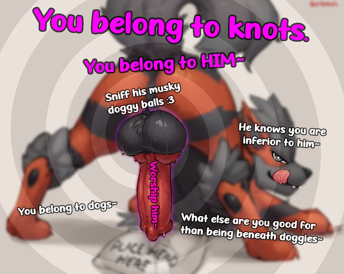 knottedfemboyuw's tweet photo. Hope you know your place beneath his knot :3 https://t.co/ZW786swAju