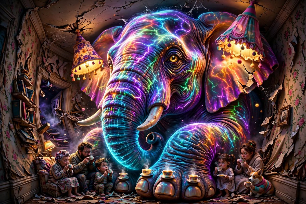 Chrisutter1982's tweet photo. @TotalMindFunk The Elephant in the Room
#Grok #MetaAI #SYSTEMActivities https://t.co/fNHKcrXdlB