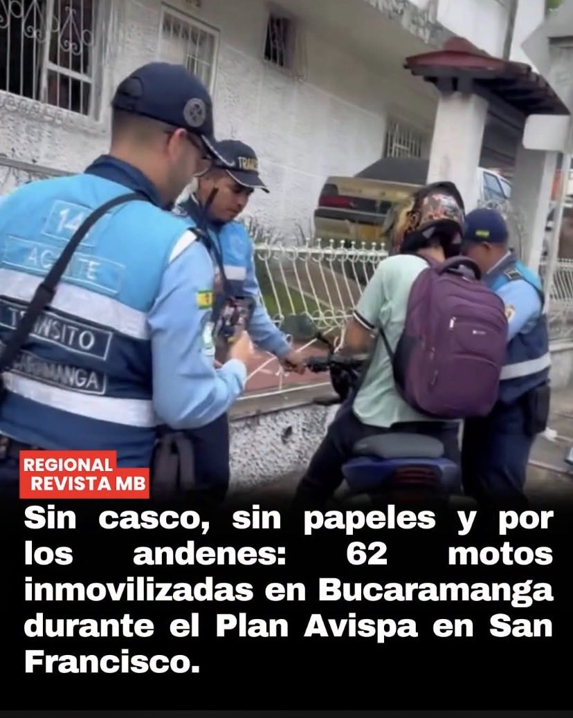 todosesabe2001's tweet photo. @Cportilla40 @FiscaliaCol @PGN_COL @transito_bga revisen lo que están haciendo los inspectores de la mano con los y supuestos vededores y la secretaria general se hace la de la vista gorda levantan los parámetros y entregan las vehículos y motos sin SOAT y tecno @metropolitano_X https://t.co/TwXsllvHRs
