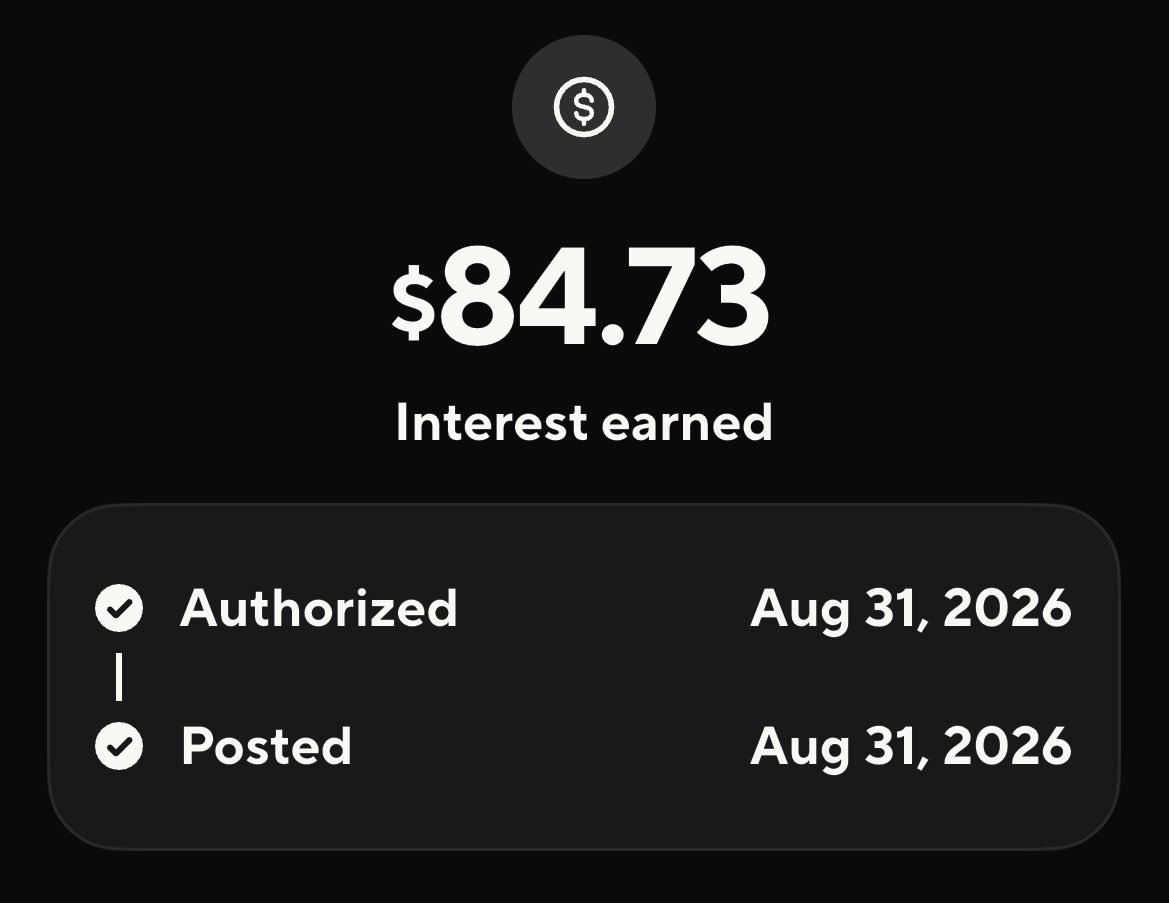 GenteAnormal's tweet photo. How can I forget about my monthly interest from $SOFI, used half to fill up my car gas tank 🫡 https://t.co/oOaNmuC0i4