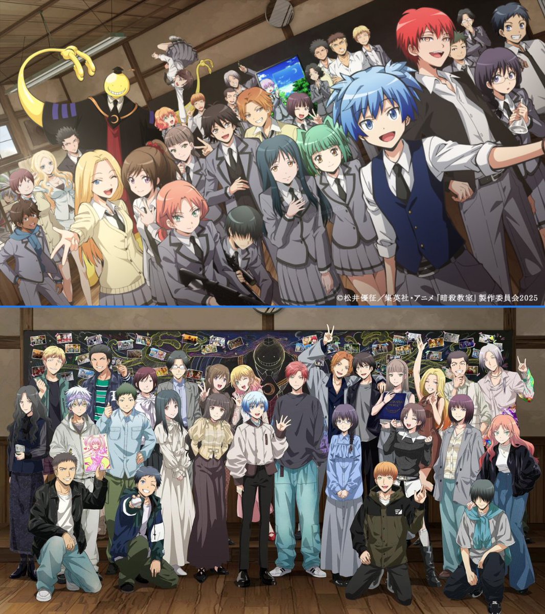 AnimeTokki's tweet photo. Assassination Classroom 3-E have Officially reunited 10 years later. https://t.co/dZca9WoQ9D