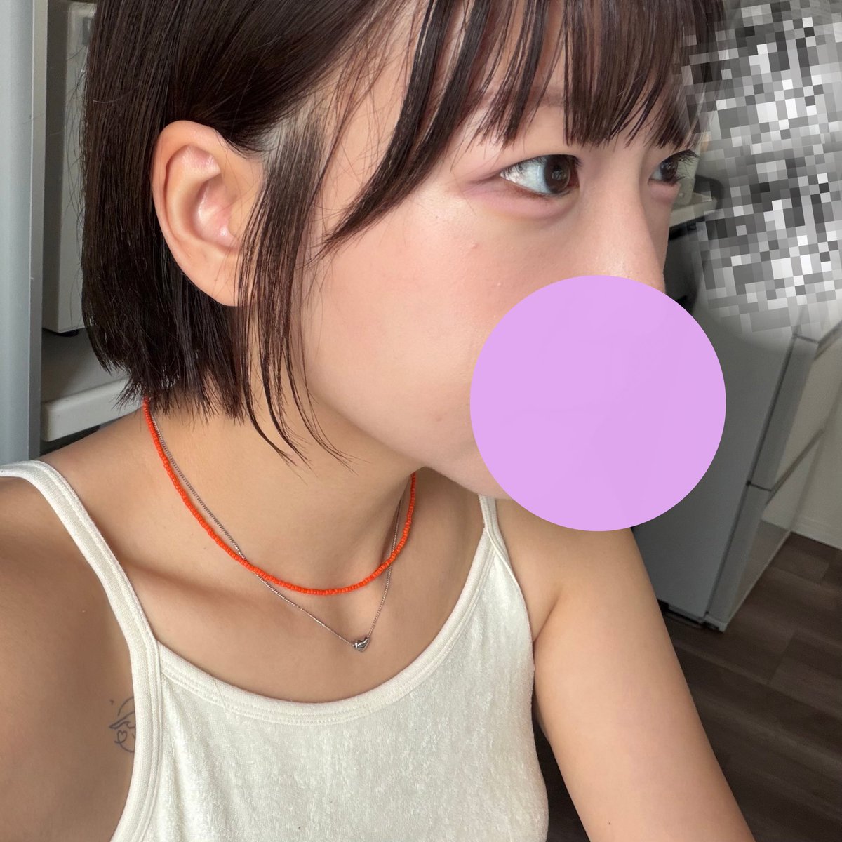 h_nn75's tweet photo. 昨日アップしたNAMING. 
艶感伝わるかな〜〜
これノーマルカメラなんだけども。
厚塗り感なくてとても好き💛 https://t.co/Fjmrhwm847