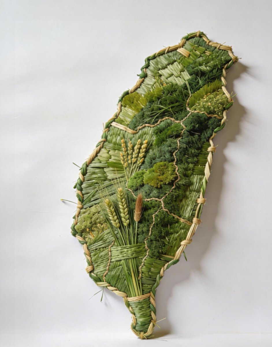 sunhaibin302's tweet photo. 緑の糸や草花で描かれた世界地図、見ているだけで自��の中を旅しているような気分になる🌿
小さな植物のひとつひとつに物語がある気がして、手仕事の温かさって素敵だなと思った。
いつかこんな風に、ゆっくり世界を巡ってみたいな✈️ #暮らしの記録 #植物のある暮らし https://t.co/ifH4eFAUq1
