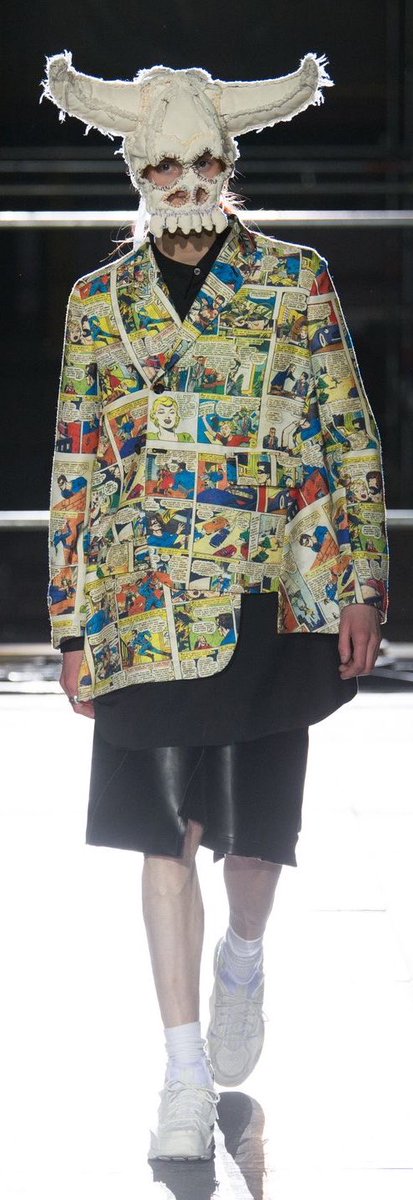 DraftFits's tweet photo. Does Ye know about Comme Des Garçons Homme Plus Fall 2018? https://t.co/jfRazvxDsm