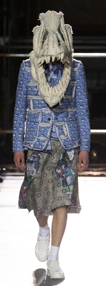 DraftFits's tweet photo. Does Ye know about Comme Des Garçons Homme Plus Fall 2018? https://t.co/jfRazvxDsm