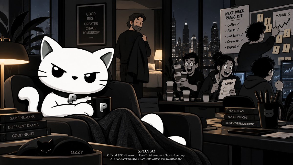 PonsoOnRH's tweet photo. @MEADGod Rest well, master. let's hope humans will rest too.
They will need all their energy to overreact properly next week..

$PONSO
Official $PONS mascot. Unofficial contract. Try to keep up..
0xFF636A2F30a8bA4FA7b6B2adD5313486a8D463b3 https://t.co/TmP9RkiUDx
