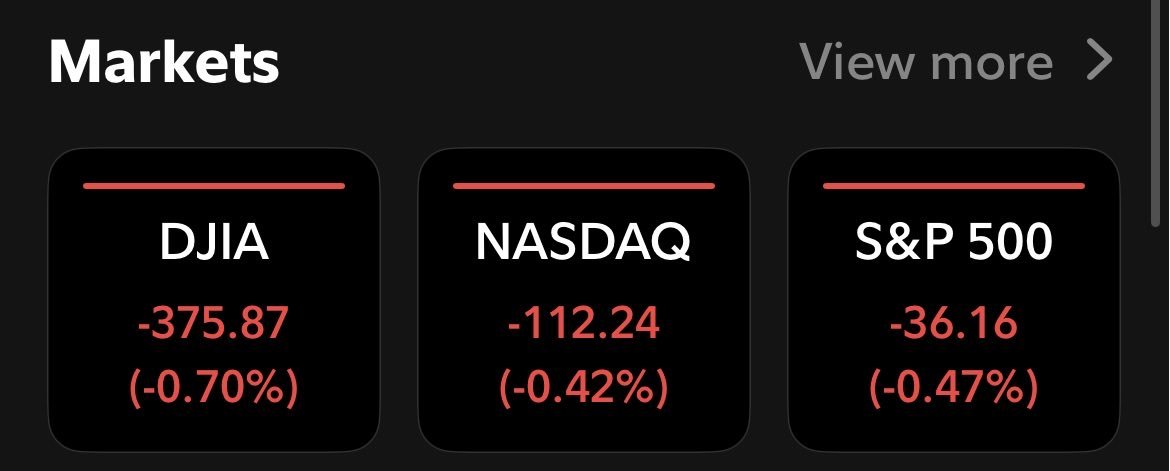 GenteAnormal's tweet photo. Trump said the market was supposed to go up. Is this the up he promised?

Or was this a message to use retail as exit liquidity? 👀😏 https://t.co/IWoTyiZlgK