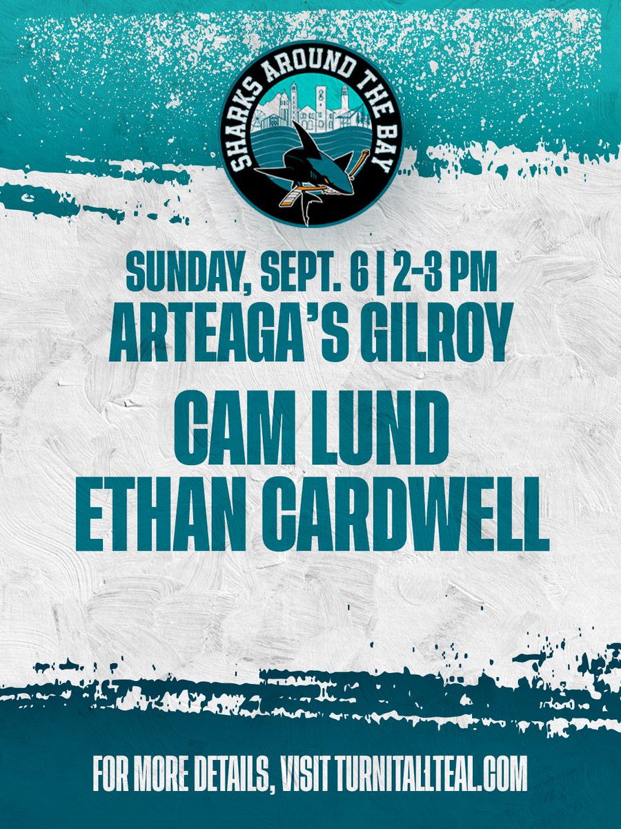 SanJoseSharks's tweet photo. Sunday with the Sharks. 🦈

See you tomorrow in Gilroy and San Jose! https://t.co/pyOdDnYu89