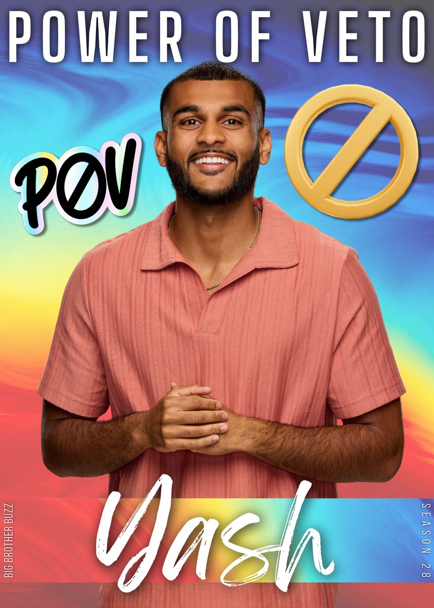 BBigBrotherBuzz's tweet photo. 🚨 YASH WON THE POWER OF VETO‼️🏅#BB28 #BigBrother #BigBrotherBuzz https://t.co/9C5qvn7JfQ